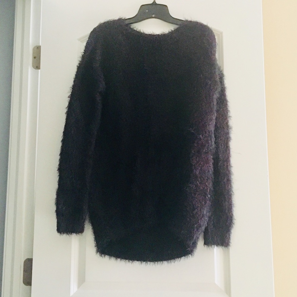 Maroon and Navy Super Soft EXPRESS Sweater